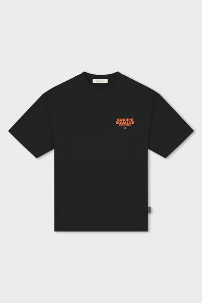 Tee Vibe T-Shirt - Black & Orange