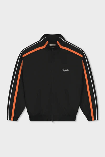 Track Jacket - Black & Orange